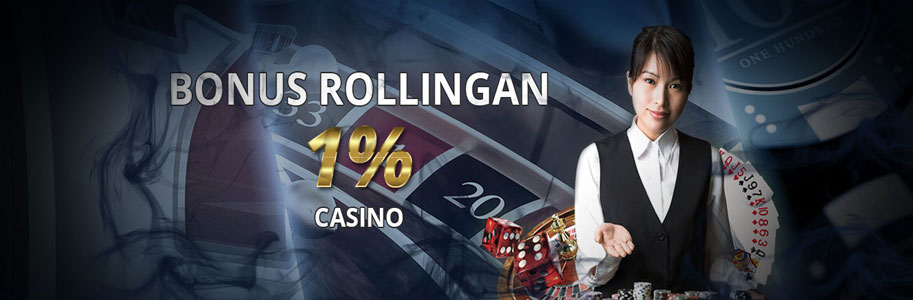 Komisi Rollingan 1% Live Casino